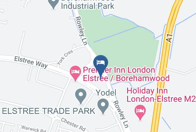 Herts - Travelodge Borehamwood Maps