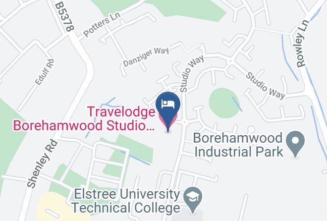 Herts - Travelodge Borehamwood Studio Way Maps