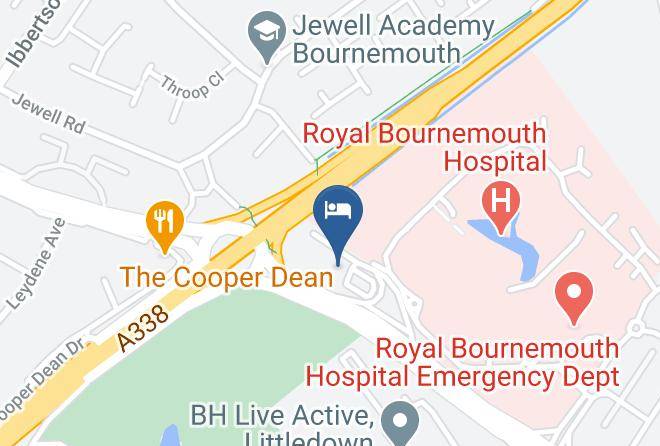 Bournemouth - Travelodge Bournemouth Cooper Dean Maps