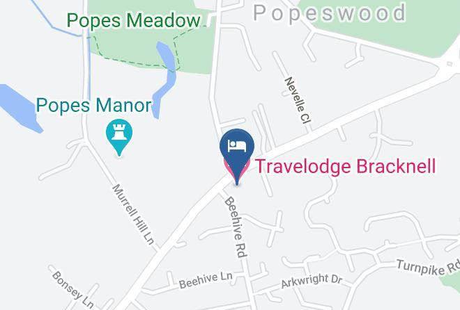 Bracknell Forest - Travelodge Bracknell Maps