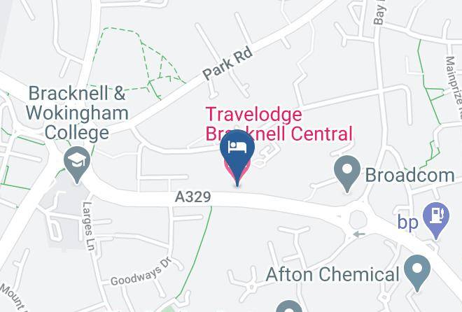 Travelodge Bracknell Central Map