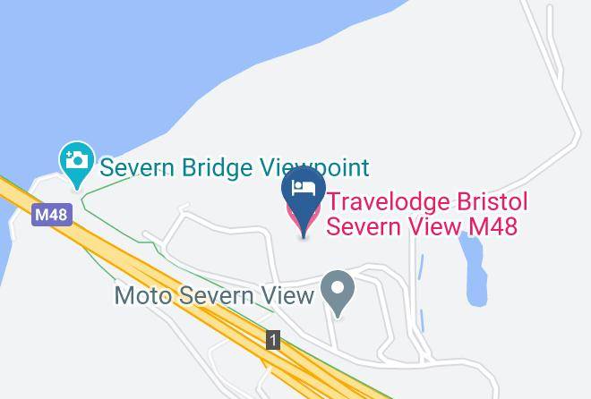 Travelodge Bristol Severn View M48 Map