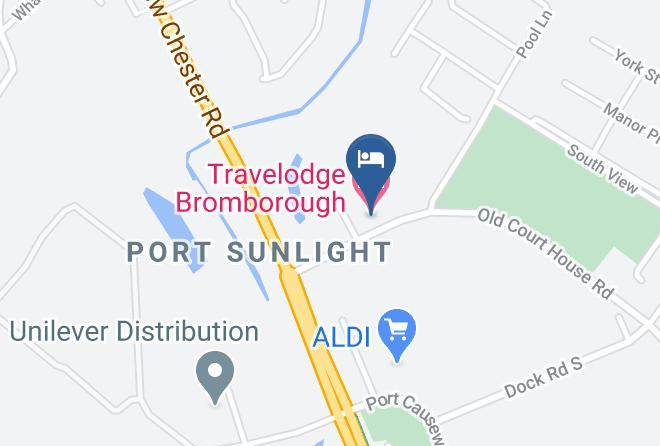 Wirral - Travelodge Bromborough Maps