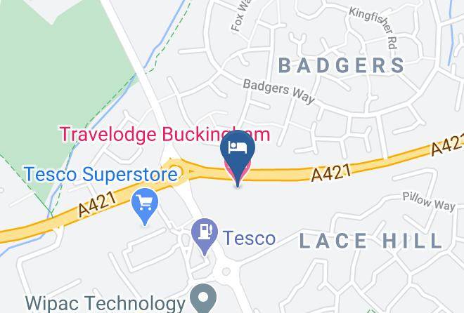 Bucks - Travelodge Buckingham Maps