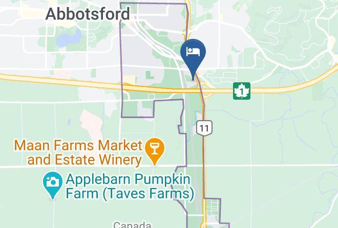 Fraser Valley - Travelodge By Wyndham Abbotsford Bakerview Maps