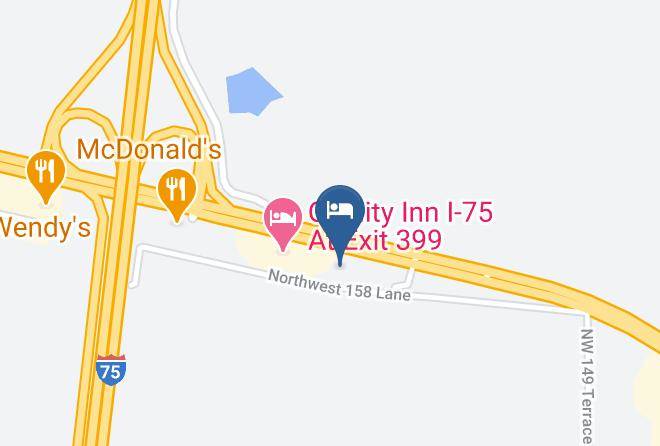 Alachua - Travelodge By Wyndham Alachua Maps
