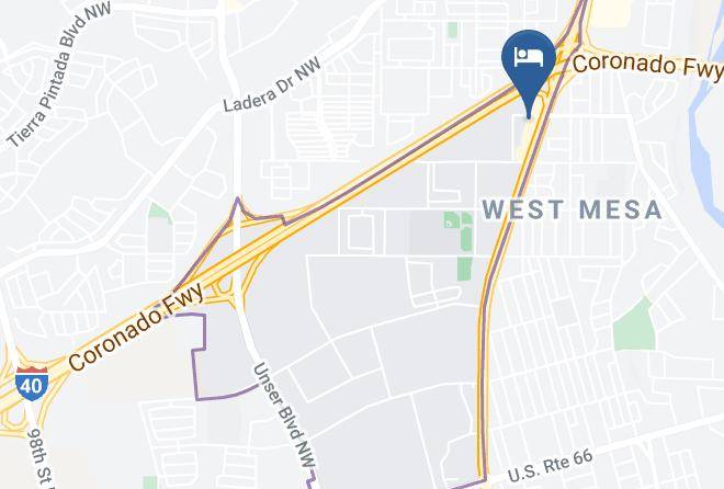 Travelodge By Wyndham Albuquerque West Map