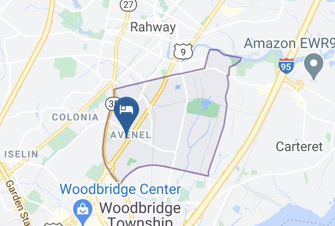 Travelodge By Wyndham Avenel Woodbridge Map