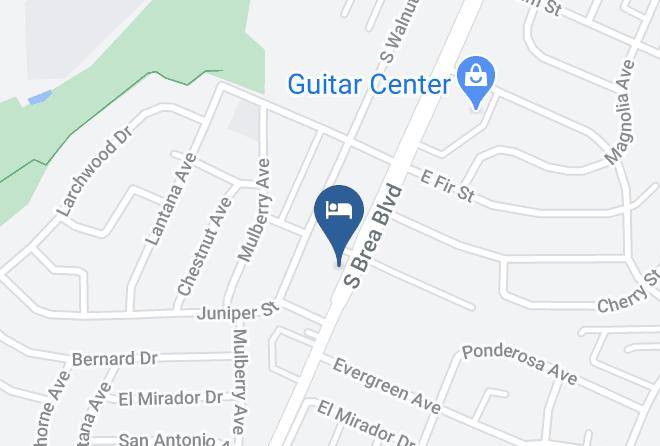 Orange - Travelodge By Wyndham Brea Maps