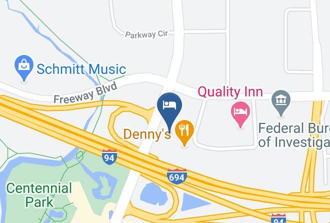 Travelodge By Wyndham Brooklyn Center Map