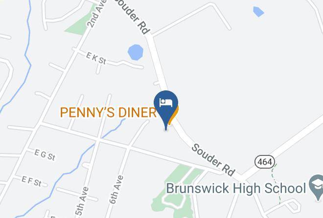 Frederick - Travelodge By Wyndham Brunswick Near Frederick Maps
