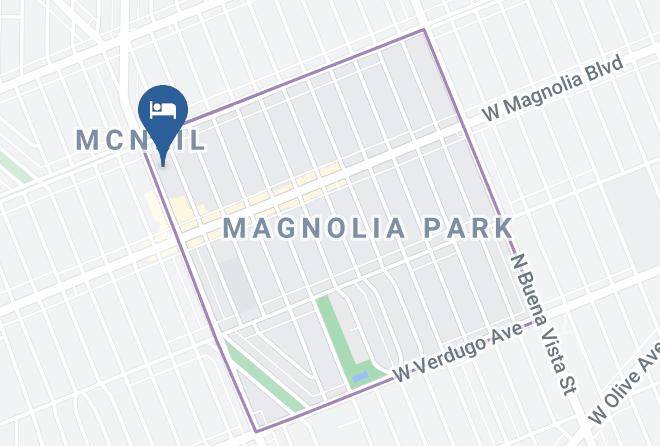 Los Angeles - Travelodge By Wyndham Burbank Glendale Maps