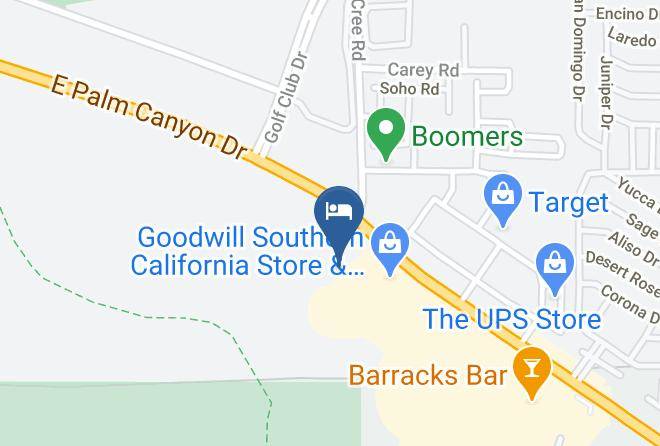 Travelodge By Wyndham Cathedral City Map