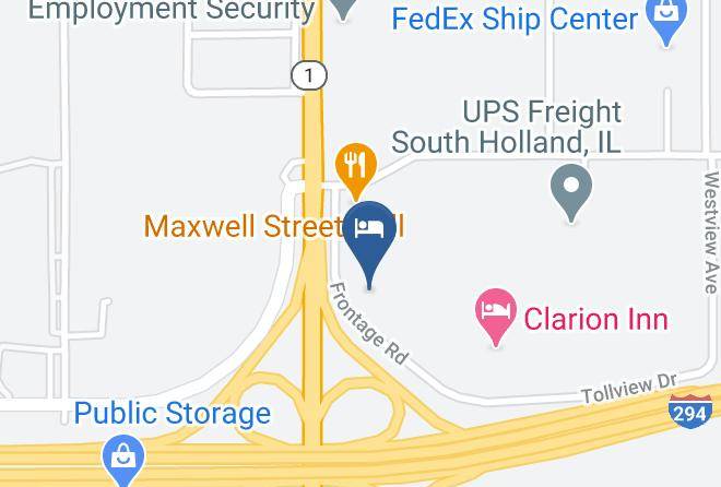 Cook - Travelodge By Wyndham Chicago South Holland Maps