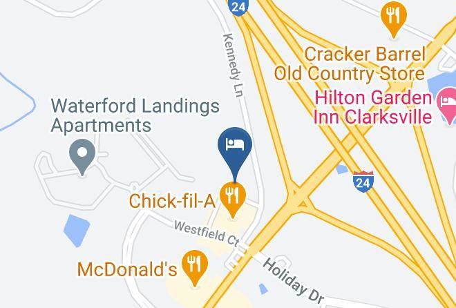 Montgomery - Travelodge By Wyndham Clarksville Maps
