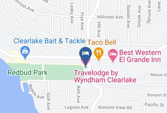 Lake - Travelodge By Wyndham Clearlake Maps