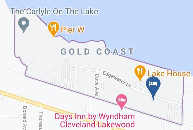 Cuyahoga - Travelodge By Wyndham Cleveland Lakewood Maps