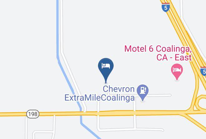 Fresno - Travelodge By Wyndham Coalinga Maps