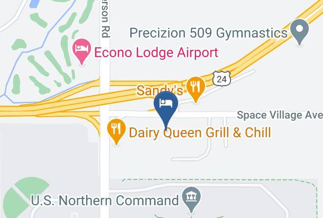 El Paso - Travelodge By Wyndham Colorado Springs Airport Peterson Afb Maps