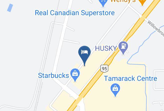 East Kootenay - Travelodge By Wyndham Cranbrook Maps