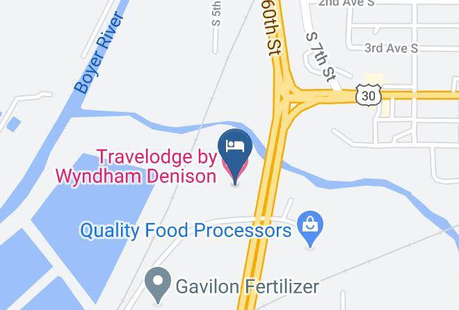 Travelodge By Wyndham Denison Map