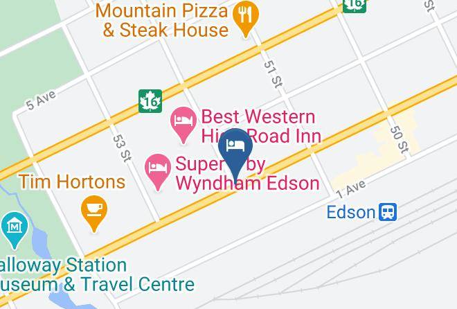 Division 14 - Travelodge By Wyndham Edson Maps