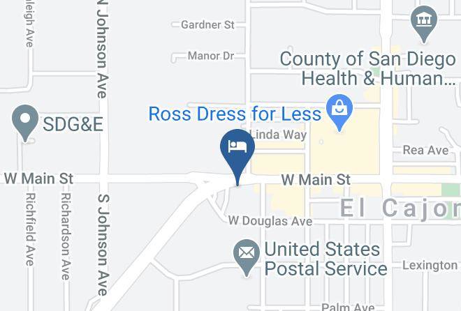 San Diego - Travelodge By Wyndham El Cajon Maps