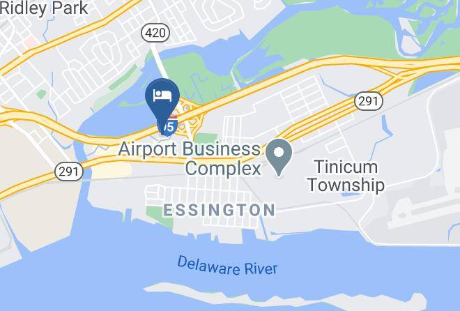 Delaware - Travelodge By Wyndham Essington Philadelphia Airport Maps
