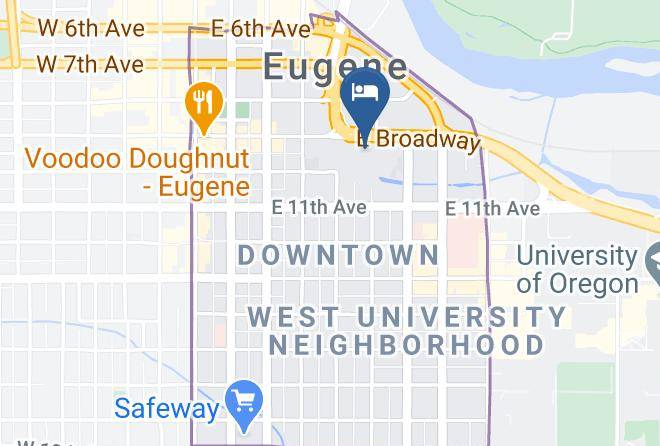 Lane - Travelodge By Wyndham Eugene Downtown University Of Oregon Maps