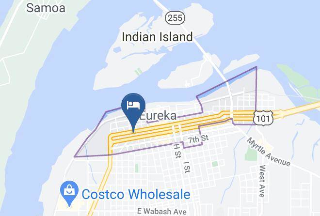 Humboldt - Travelodge By Wyndham Eureka Maps