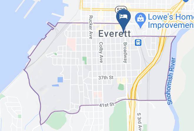 Snohomish - Travelodge By Wyndham Everett City Center Maps