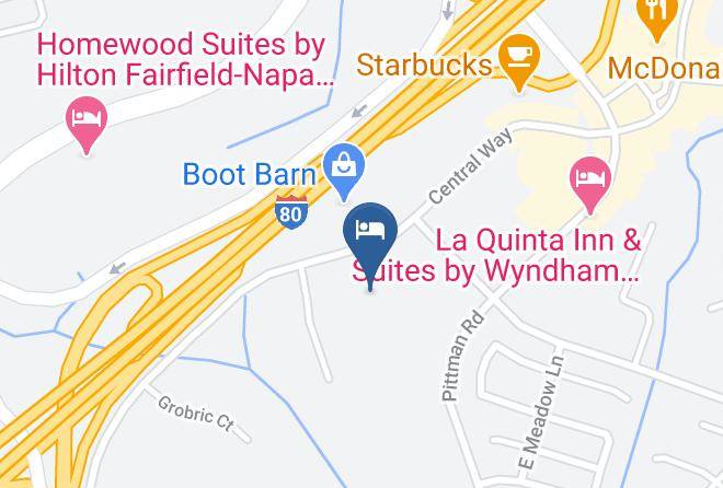 Solano - Travelodge By Wyndham Fairfield Napa Valley Maps