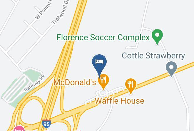 Florence - Travelodge By Wyndham Florence Maps