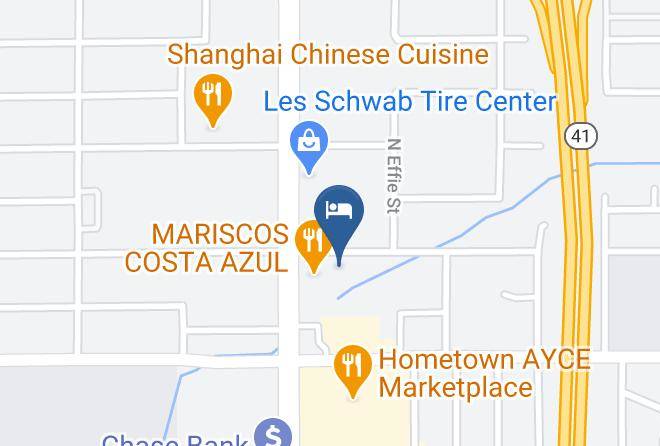 Fresno - Travelodge By Wyndham Fresno Yosemite Area Maps