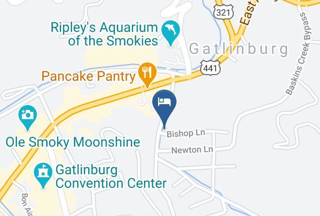 Sevier - Howard Johnson By Wyndham Downtown Gatlinburg Maps