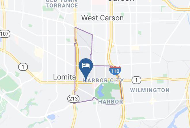 Travelodge By Wyndham Harbor City Map