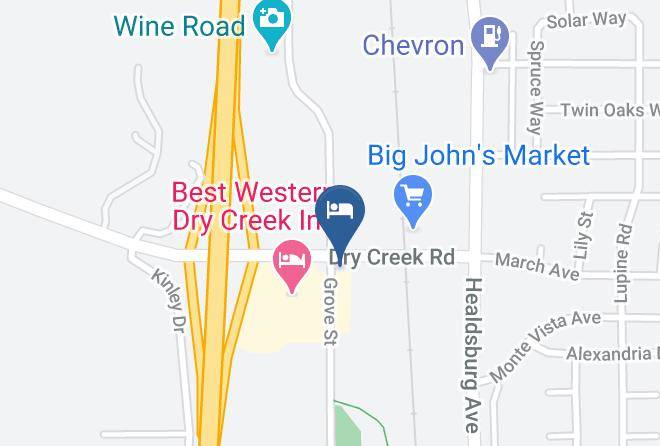 Sonoma - Travelodge By Wyndham Healdsburg Sonoma Wine Country Maps