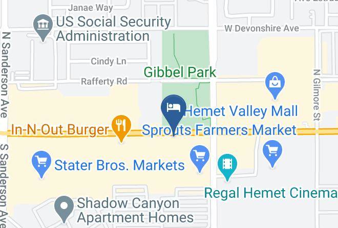 Riverside - Travelodge By Wyndham Hemet Ca Maps