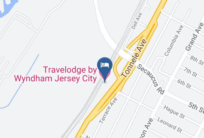 Hudson - Travelodge By Wyndham Jersey City Maps