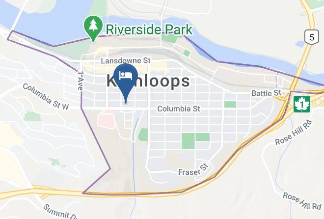 Thompson Nicola - Travelodge By Wyndham Kamloops City Centre Maps