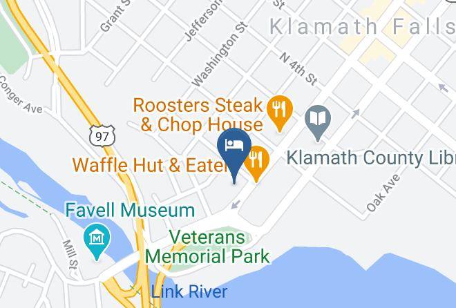 Klamath - Travelodge By Wyndham Klamath Falls Maps