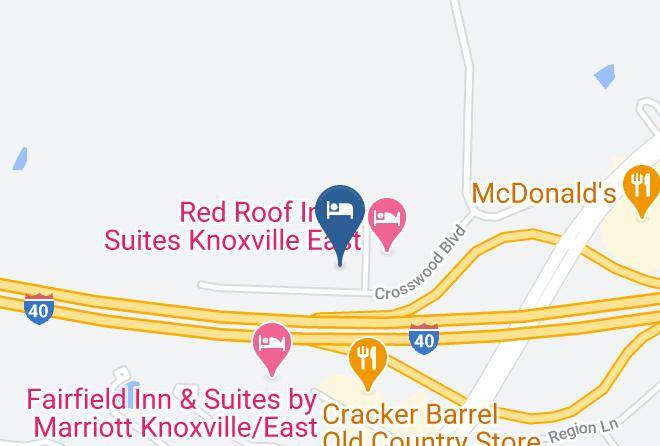 Knox - Travelodge By Wyndham Knoxville East Maps