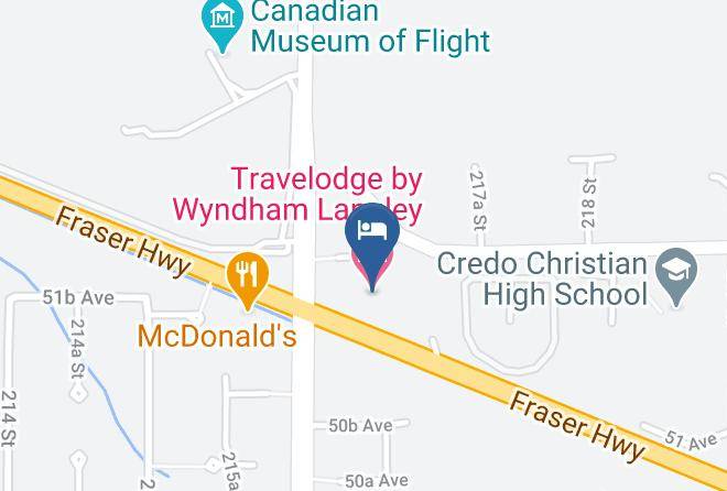 Greater Vancouver - Travelodge By Wyndham Langley Maps