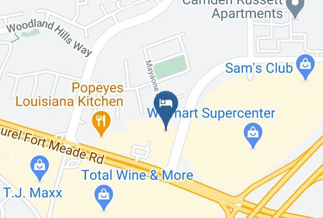 Anne Arundel - Travelodge By Wyndham Laurel Maps