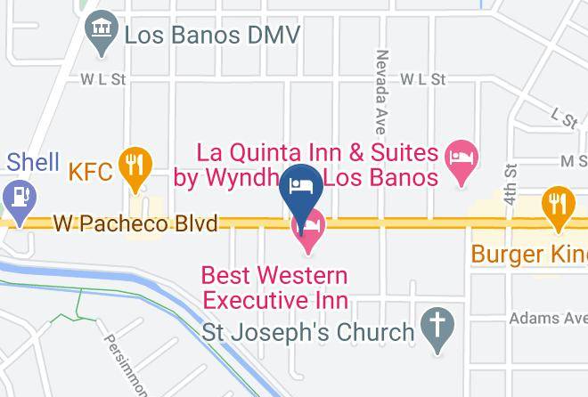 Merced - Travelodge By Wyndham Los Banos Ca Maps