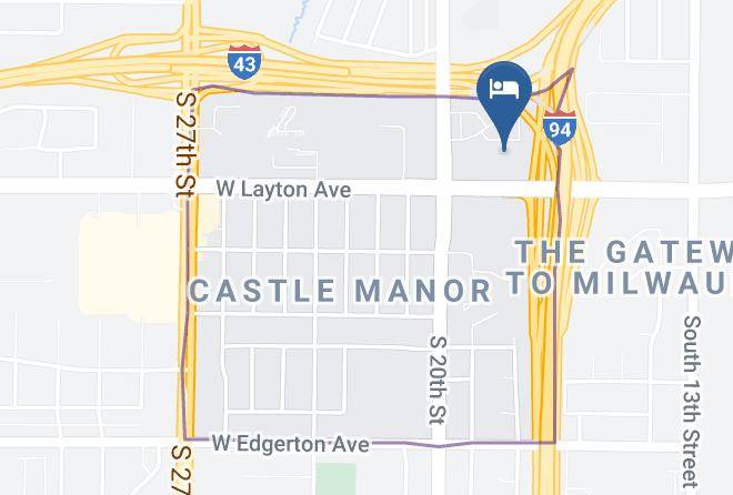 Milwaukee - Travelodge By Wyndham Milwaukee Maps
