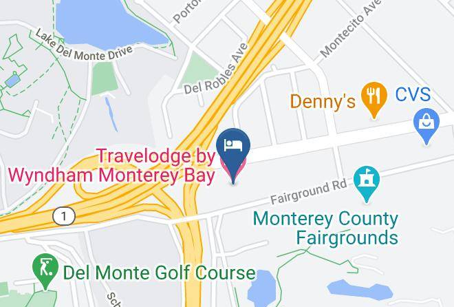 Monterey - Travelodge By Wyndham Monterey Bay Maps