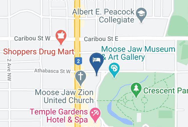 Travelodge By Wyndham Moose Jaw Map