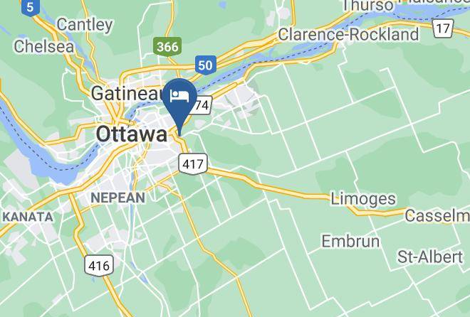 Ottawa - Travelodge By Wyndham Ottawa East Maps