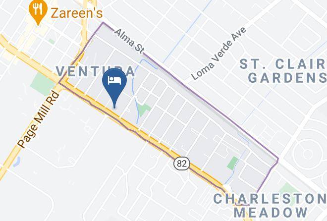 Santa Clara - Travelodge By Wyndham Palo Alto Silicon Valley Maps